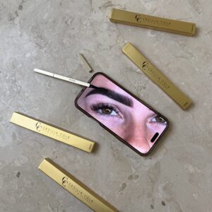 Gold Luxe Brow Pencil by Cecilia Cole - Brow Pencil + Brush