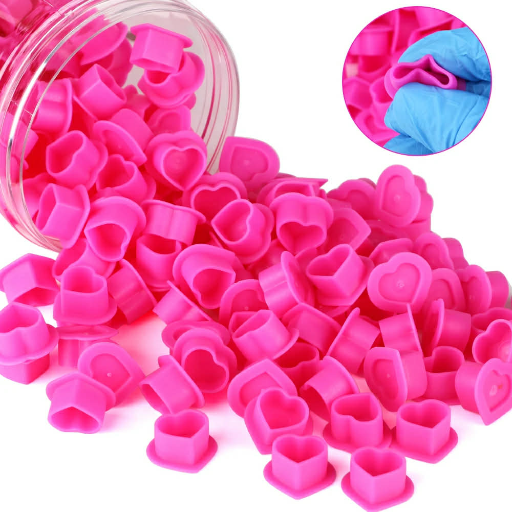 Silicone Heart Pigment Cups - Image 5