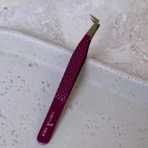 LIMITED EDITION: Japanese Steel Burgundy Boot Tweezers