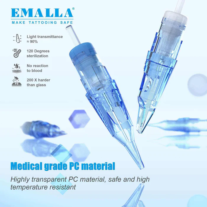 0801RLL - Emalla Eliot Pro PMU Needle Cartridge - Image 4