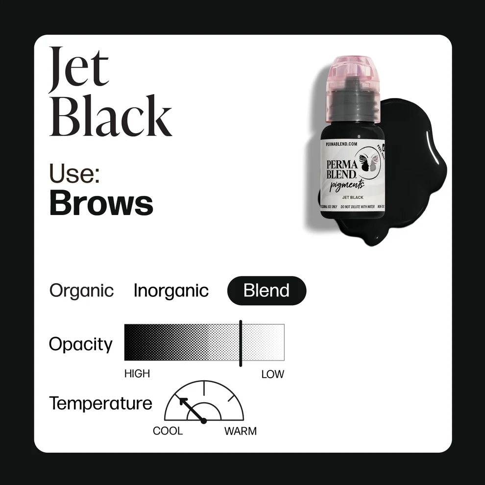 Perma Blend Jet Black Pigment - Image 2