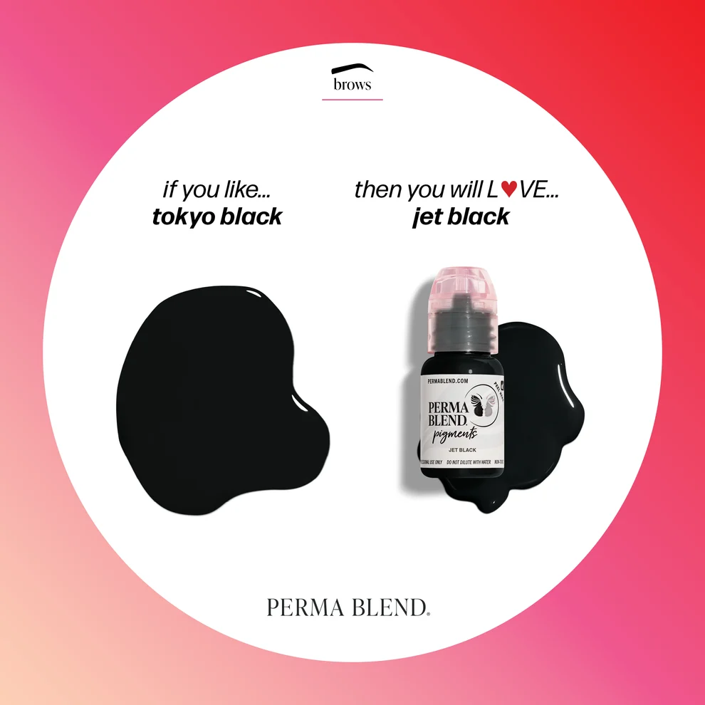 Perma Blend Jet Black Pigment - Image 7